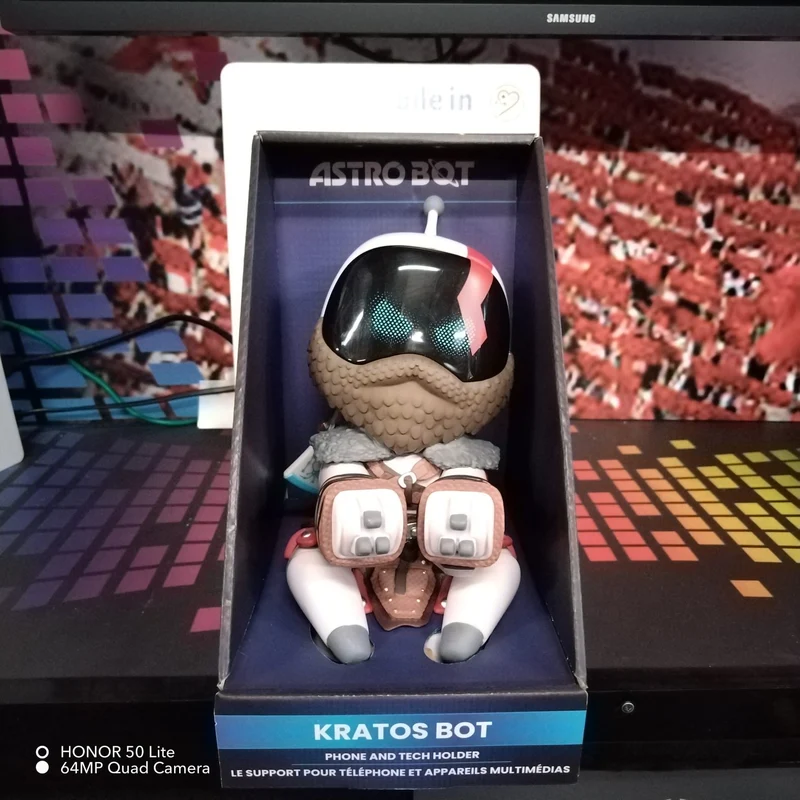 Astro Bot-KRATOS BOT- Telefono e Supporto Tecnologico – PlayStation, Cable Guys