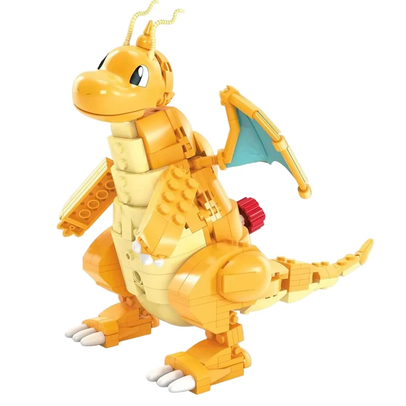 Mega Construx Pokémon Dragonite Set di costruzioni giocattolo - 388 blocchi a incastro