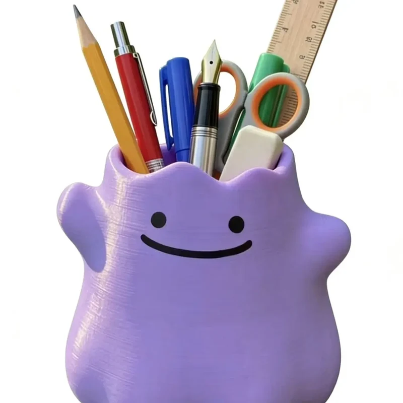 Portapenne Pokémon Ditto, organizer per penne creativo, decorazione da scrivania