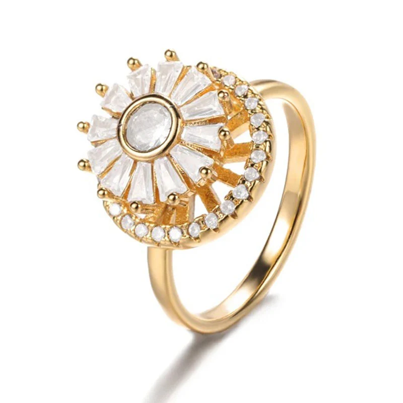 Bague d'anxiété Fleur d'Or