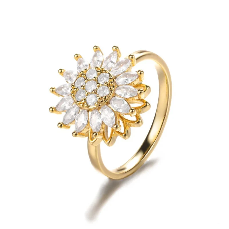 Bague d'anxiété Tournesol