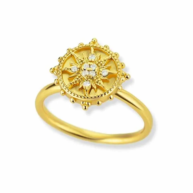 Bague d'anxiété Soleil Or