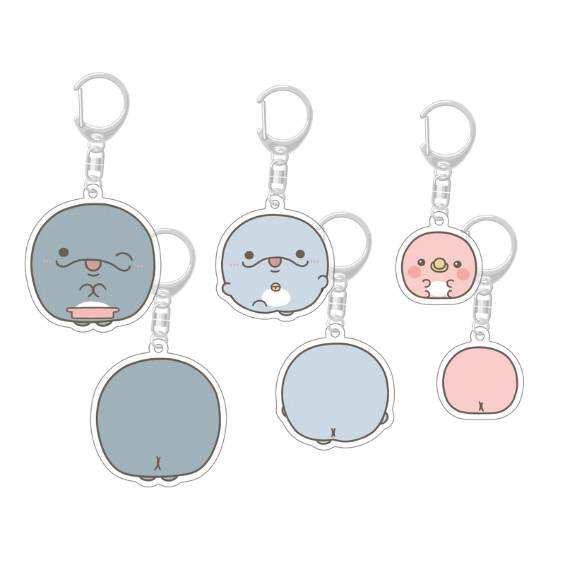 【親子イルカ】両面プリントアクキー