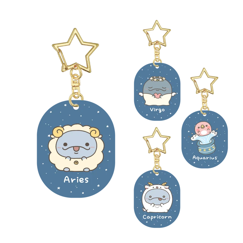 【親子イルカ】12星座アクキー【10月下旬発送】