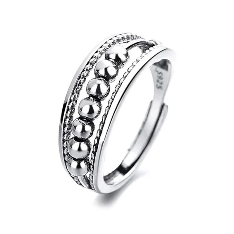 Bague d'anxiété bille anti stress