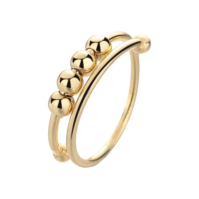 Bague d'anxiété Bille anti-stress