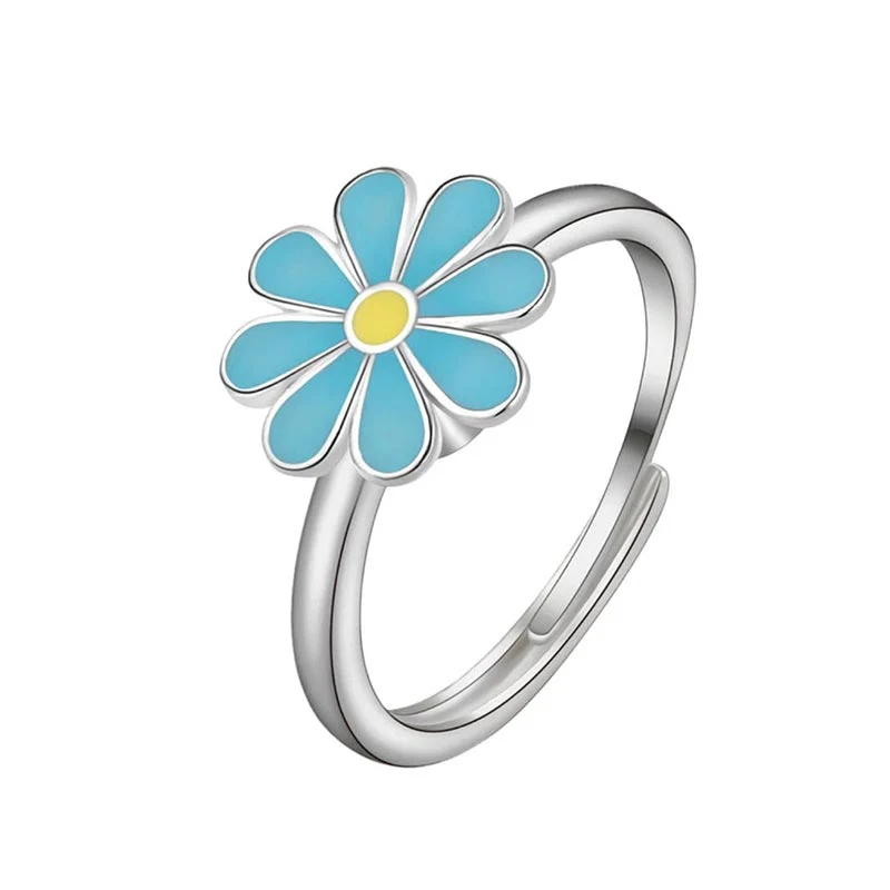 Bague d'anxiété Fleur anti-stress