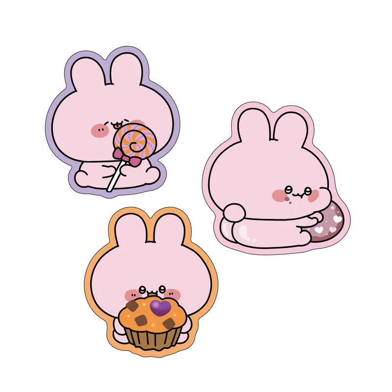 【あさみみちゃん】ランダムハロウィンステッカーコンプリートセット（全3種）【9月下旬発送】