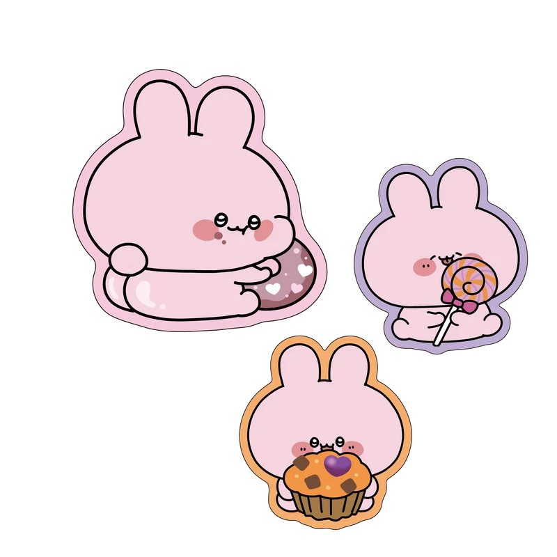 【あさみみちゃん】ランダムハロウィンステッカー（全3種）【9月下旬発送】