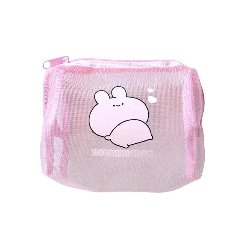 【あさみみちゃん】ころころメッシュポーチ【9月下旬発送】