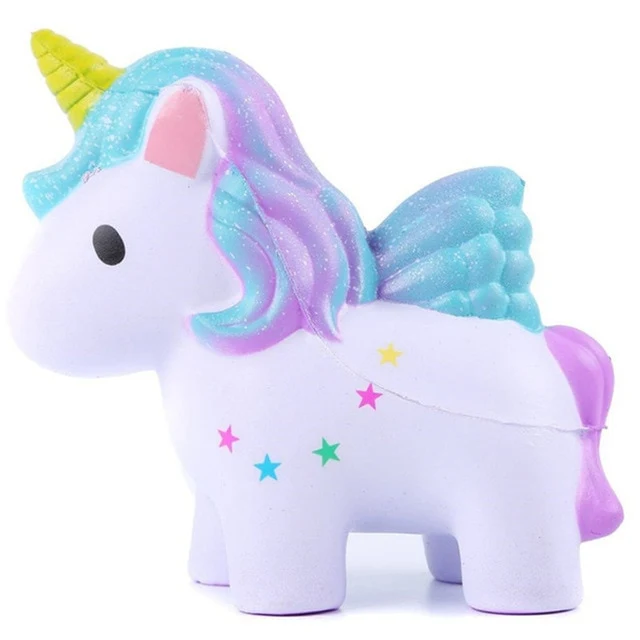 Balle Anti-Stress Squishy Licorne Kawaii