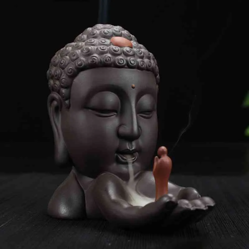 Porte Encens Tête de Bouddha