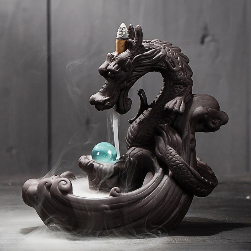 Porte Encens Dragon Japonais