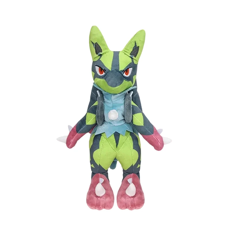 Peluche Pokémon Lucario verde brillante (circa 25 cm)