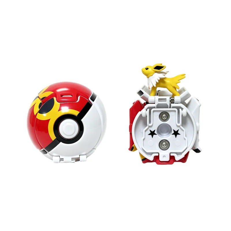 Evoluzioni di Eevee con Poké Ball e statuetta, Jolteon, Umbreon, ecc.