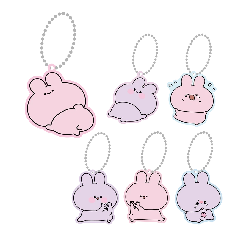 【あさみみちゃん】ランダムクリアカラーアクキー（全6種）【7月下旬発送】