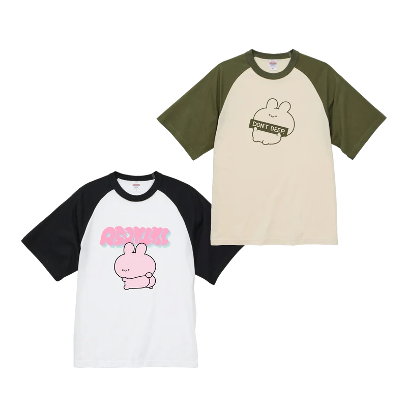 【あさみみちゃん】ラグランTシャツ【7月下旬発送】
