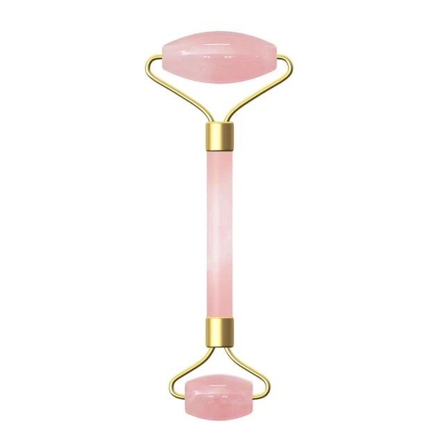 Massage Relaxant Rouleau Quartz Rose