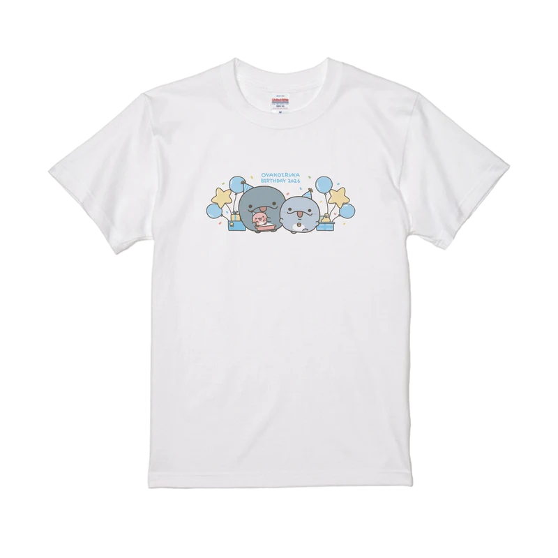 【親子イルカ】親子イルカバースデー♪Tシャツ【6月下旬発送】