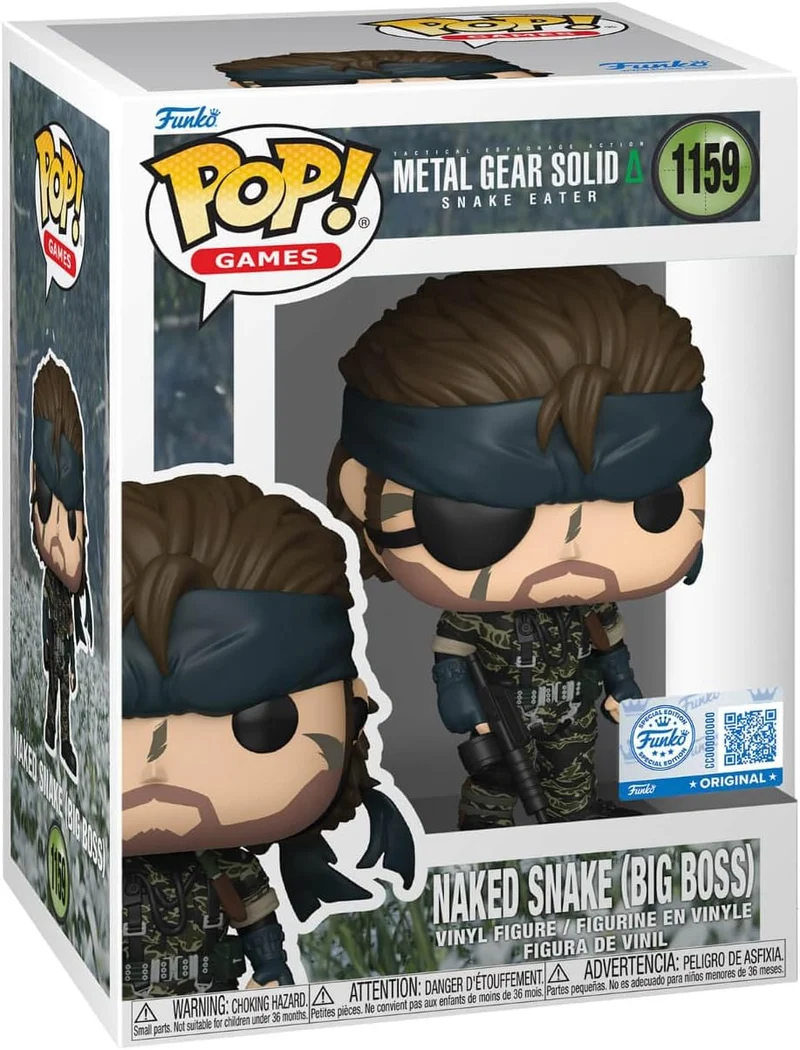 Funko POP! Metal Gear Metal Gear Solid 3 Big Boss Heo 1159