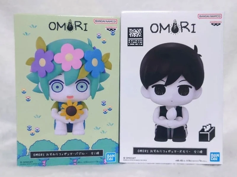 OMORI Sitting Figure OMORI & BASIL Set Banpresto Bandai Namco