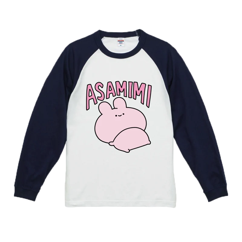 【あさみみちゃん】ラグラン長袖Tシャツ【4月中旬発送】