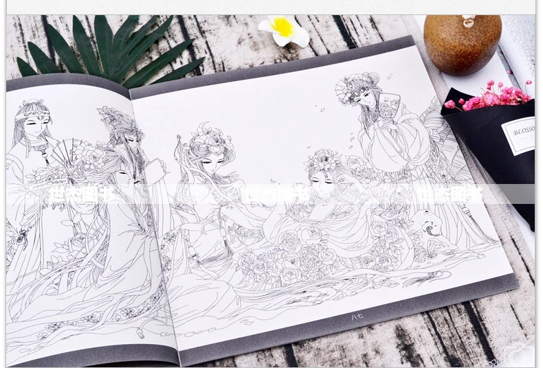 Coloriage Anti-Stress Chinois Antique