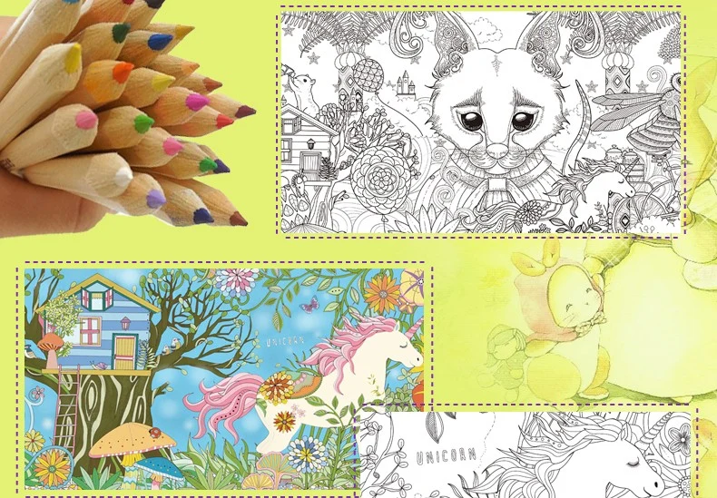 Coloriage Anti-Stress Animaux Fantistiques
