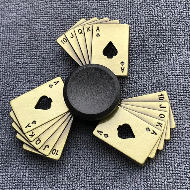 Hand Spinner Jeu de Carte