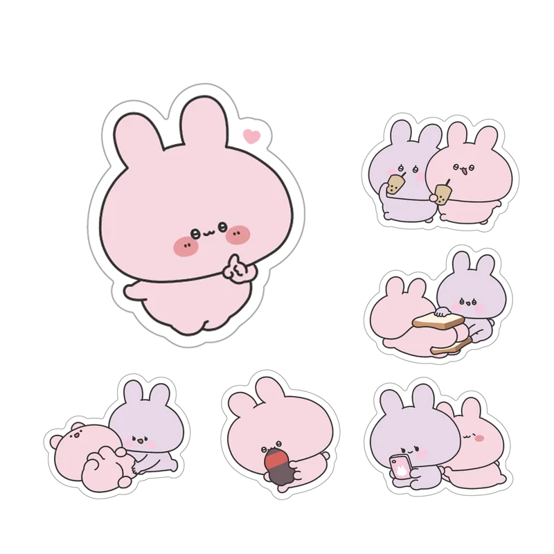 【あさみみちゃん】ダイカットランダムステッカー(全6種)（再販）【8月下旬発送】