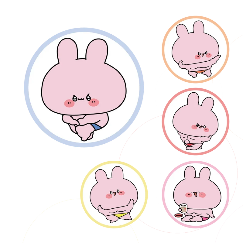 【あさみみちゃん】まちょみみランダム缶バッジ（全5種）（再販）【8月下旬発送】