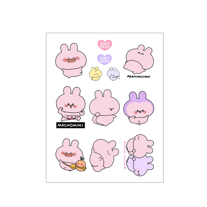 【あさみみちゃん】アイロン熱転写シート【8月下旬発送】
