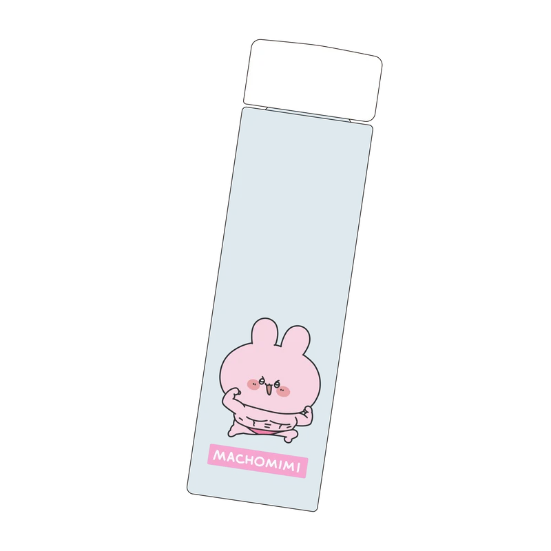 【あさみみちゃん】まちょみみスクエアクリアボトル【8月下旬発送】