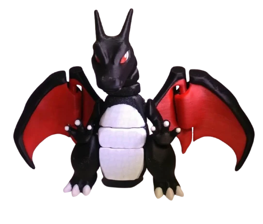 Figura di Charmander, Shiny Charizard o Glutexo Charmeleon