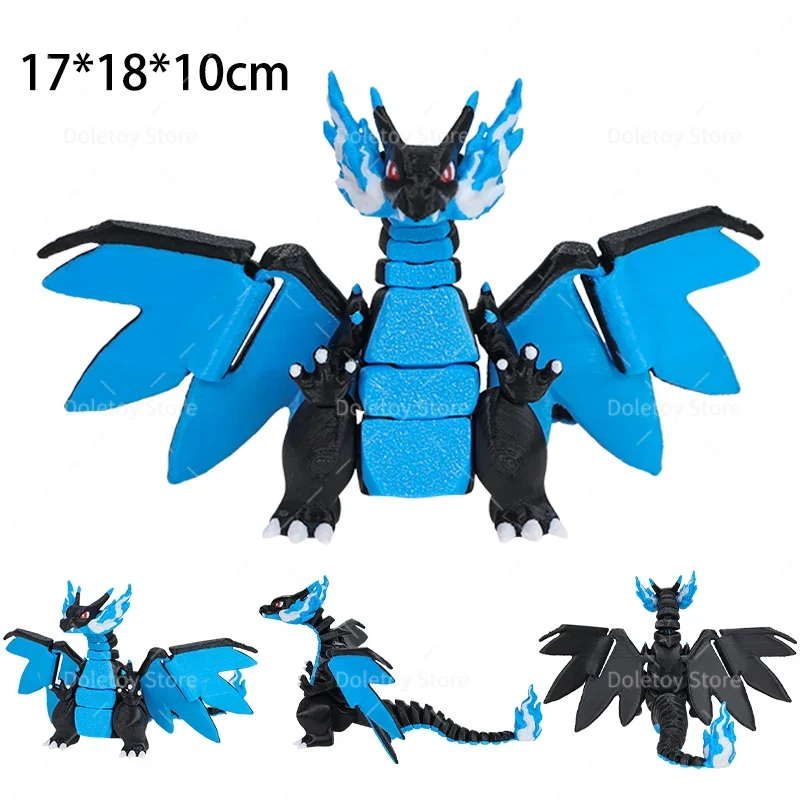 Personaggio Mega Charizard XY con ali mobili ecc.