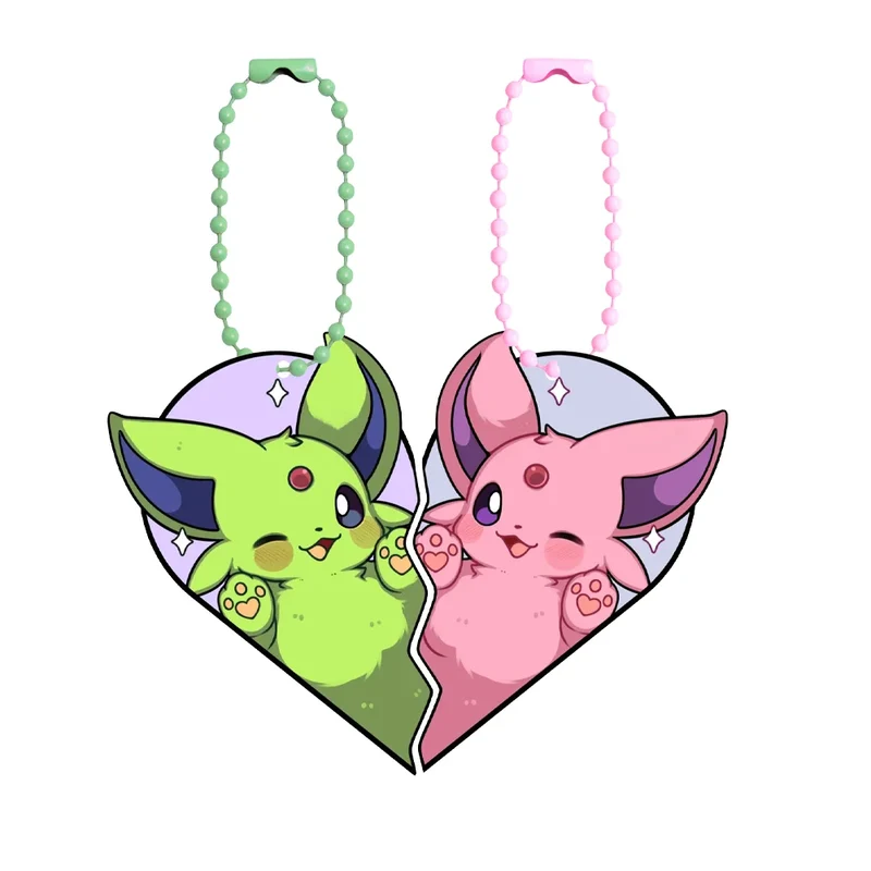 Evoluzioni di Eevee - graziosi ciondoli