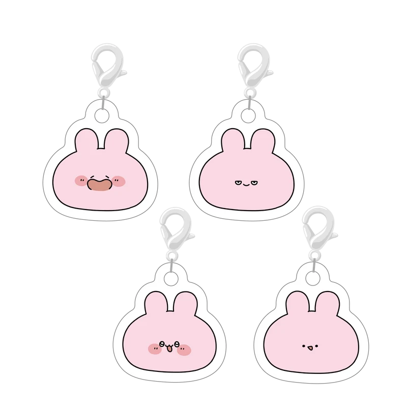 【あさみみちゃん】おかおのランダムミニアクリルチャームコンプリートセット（全4種）【2月中旬発送】
