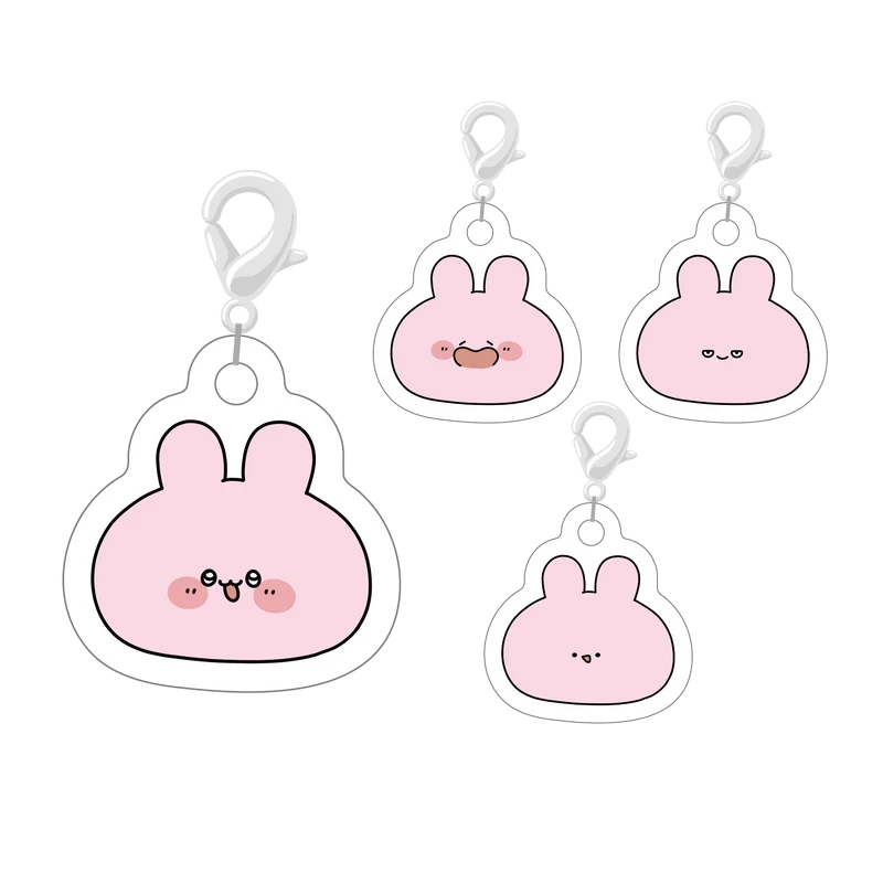 【あさみみちゃん】おかおのランダムミニアクリルチャーム（全4種）【2月中旬発送】
