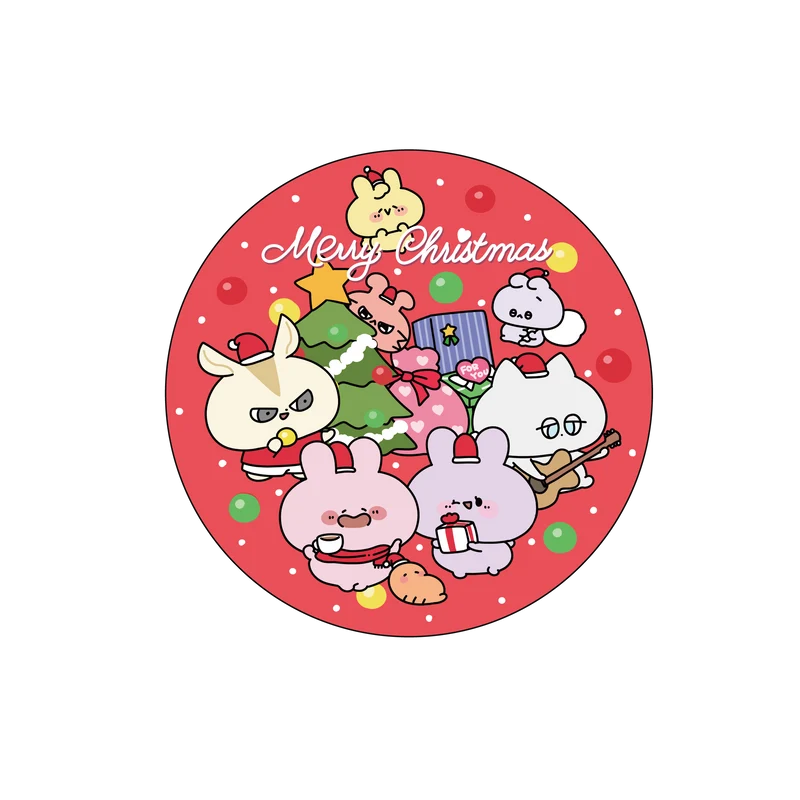 【あさみみちゃん】珪藻土コースター（クリスマス）