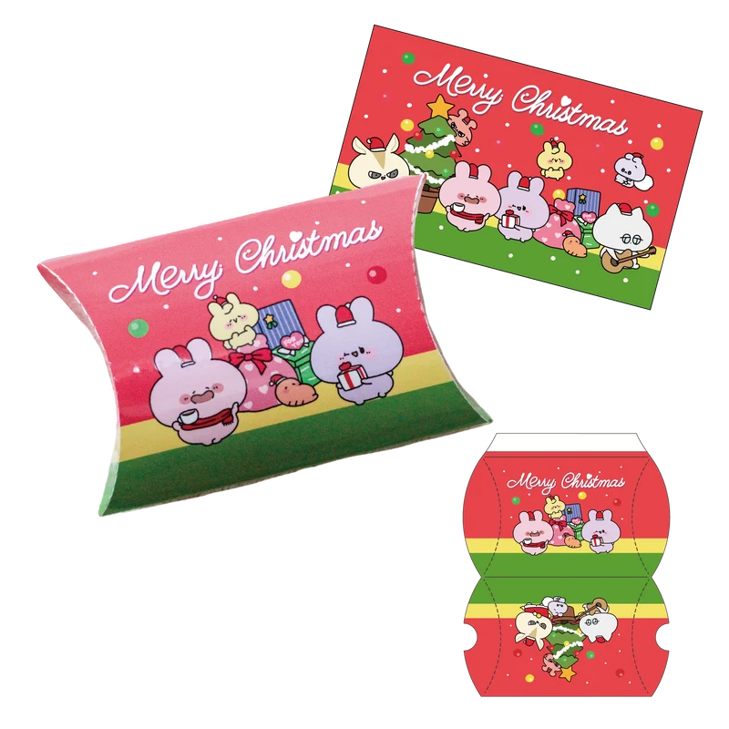 【あさみみちゃん】ピローケース（クリスマスメッセージカード付き）