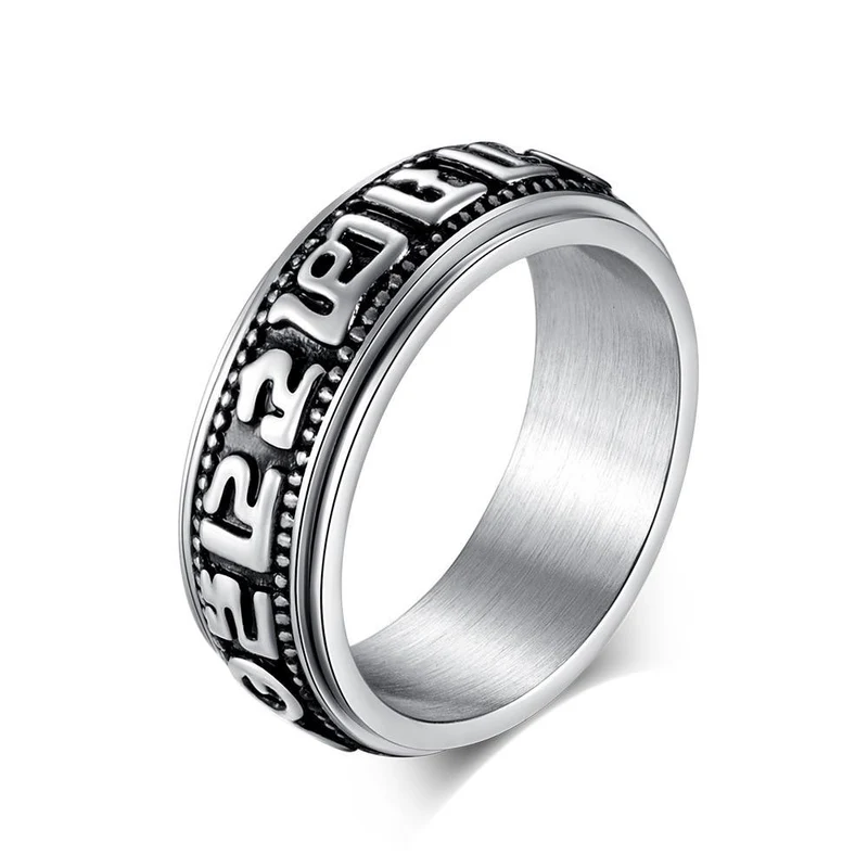 Bague Anti-Stress Mantra Tibétain