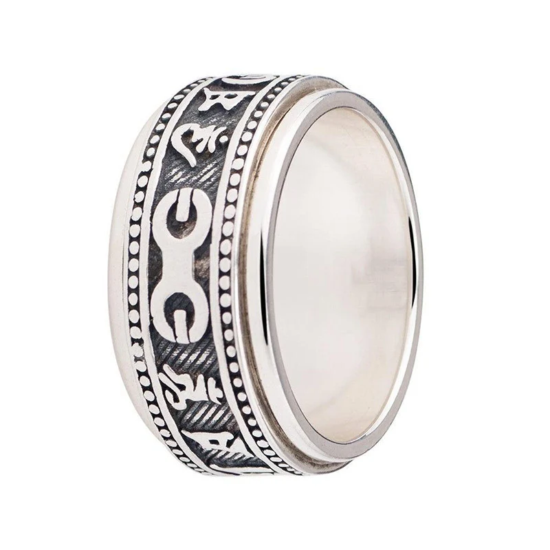 Bague Anti-Stress Mantra (Argent)