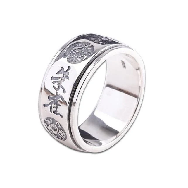 Bague Anti-Stress Animaux (Argent)