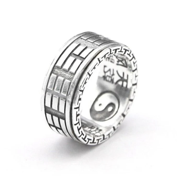 Bague Anti-Stress Feng Shui (Argent)