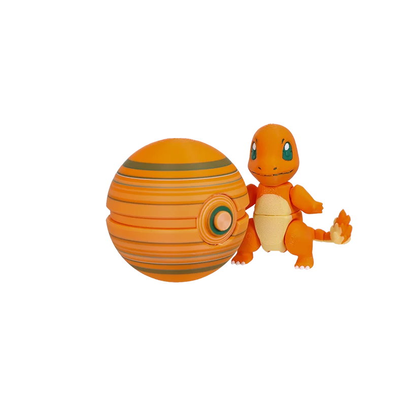 Figura mobile del Pokemon Charmander con Poké Ball