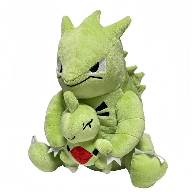 Grande Despotar con Larvitar, peluche del Pokemon (circa 27 cm)