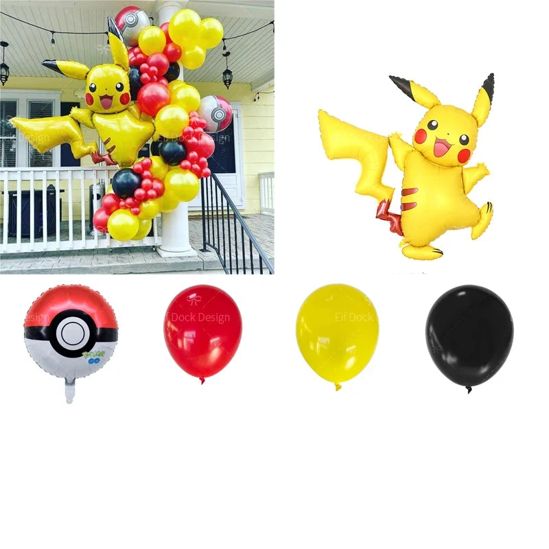 Set per festa di compleanno di Pikachu con 82 palloncini