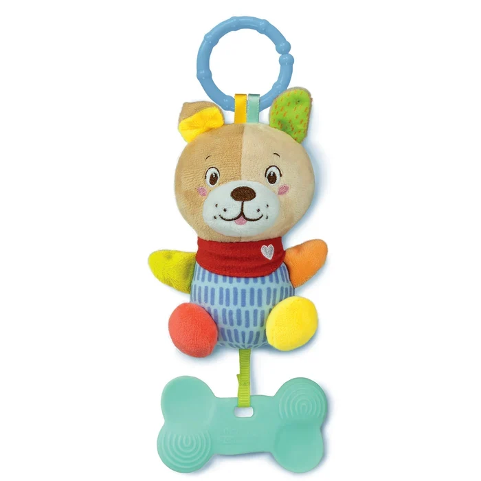 Soft Dog Rattle