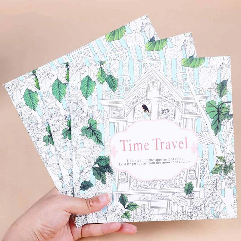 Coloriage Anti-Stress Time Travel