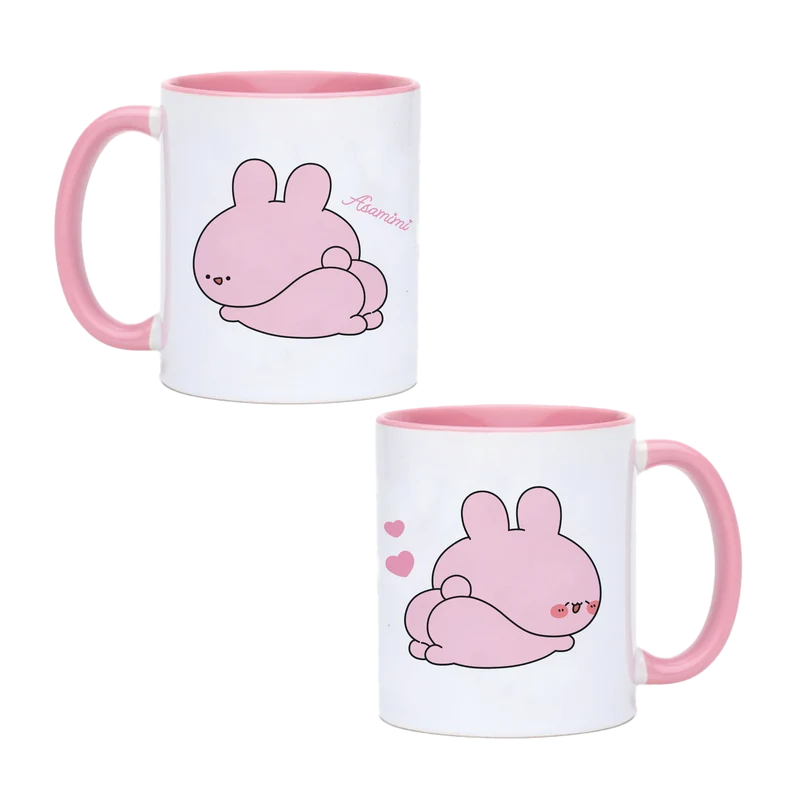【あさみみちゃん】バイカラーマグカップ（おしり）